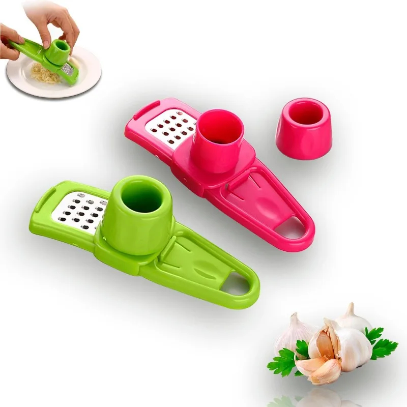 Kitchen Hand Gadgets - 1-4pcs Hand-pressed Garlic Chopper Manual Garlic