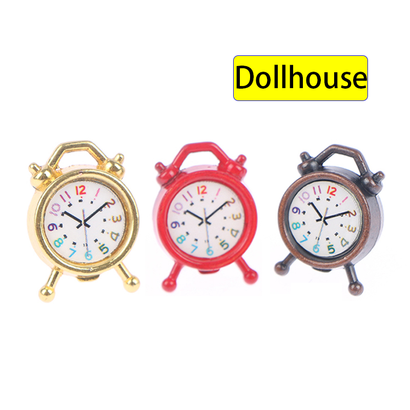 Kitchen Gadgets Best - 1PC 1:12 Scale Alarm Clock Doll