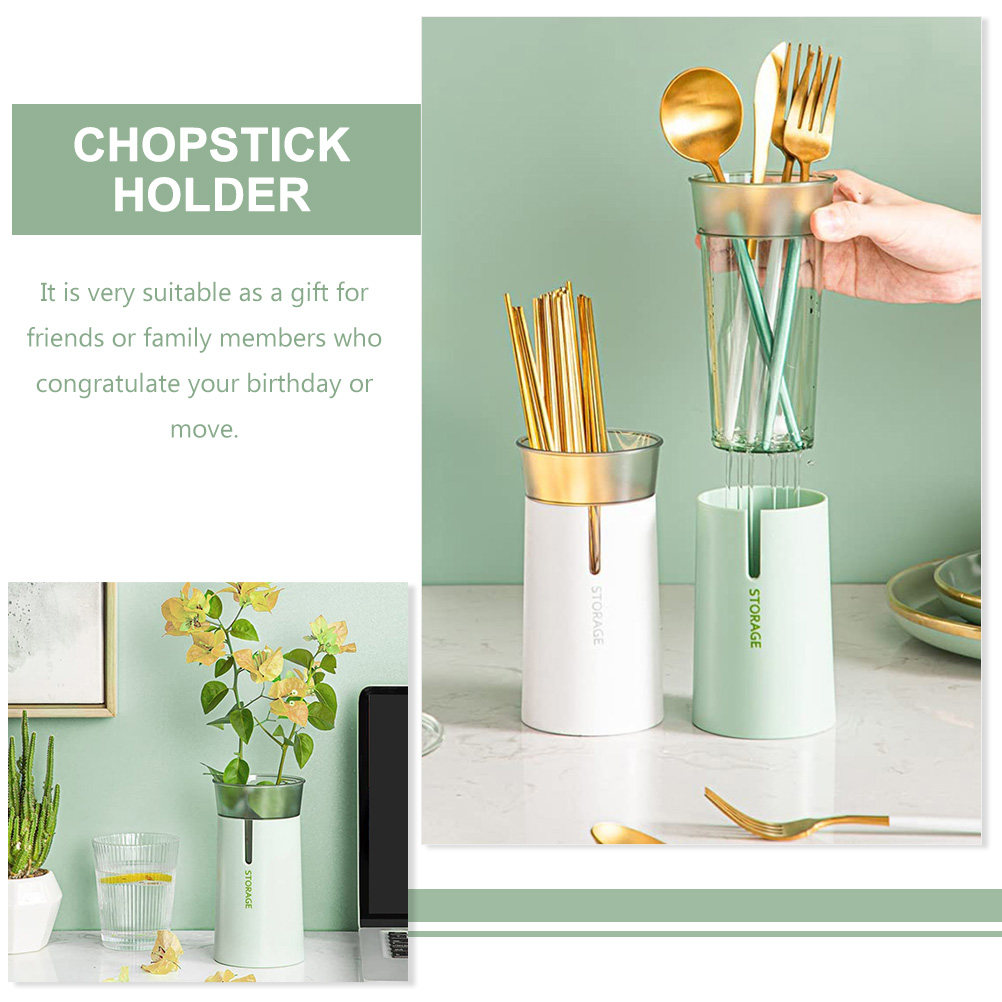 Double-Layer Chopstick Holder  - Kitchen Utensil Holder review and price