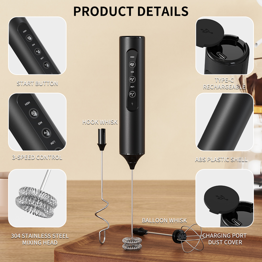 3 in 1 Electric Handheld Milk  - Kitchen Gadgets Best review and price