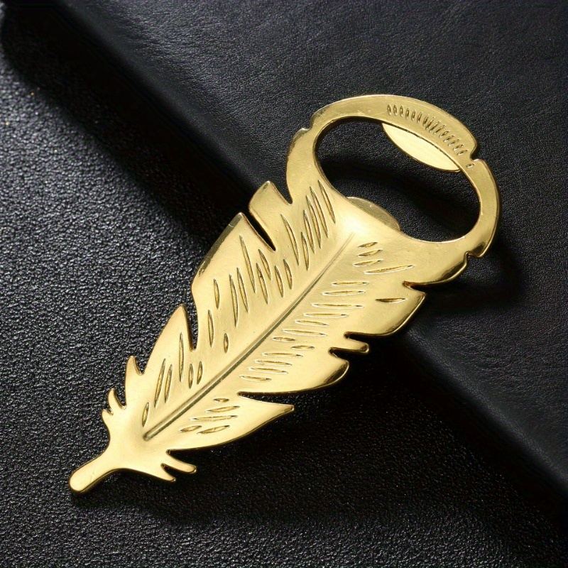 Gold Feather Zinc Alloy Beer B - Kitchen Gadgets Gold review and price