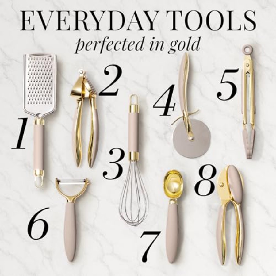 Gold and Beige Kitchen Utensil - Kitchen Gadgets Gold review and price