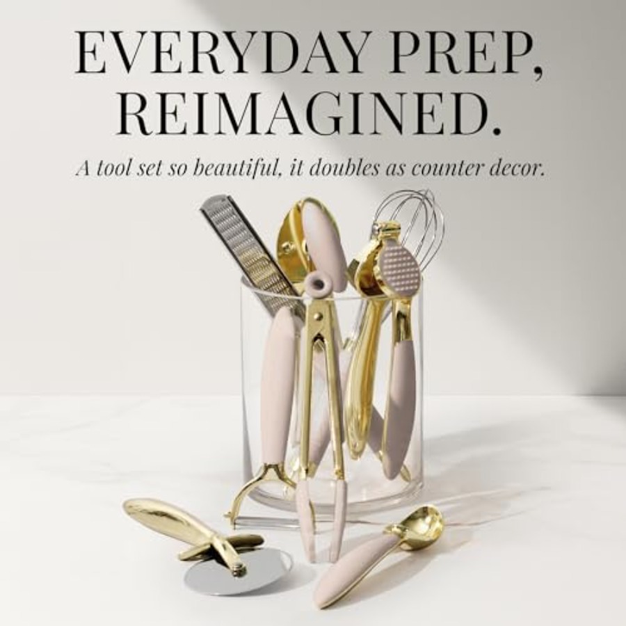 Gold and Beige Kitchen Utensil - Kitchen Gadgets Gold review and price
