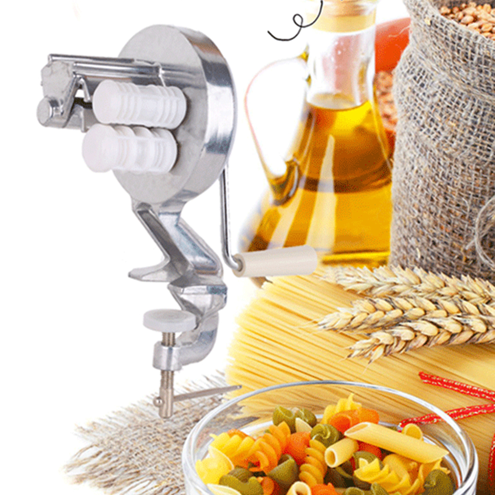 Hand Press Pasta Maker Machine - Kitchen Hand Gadgets review and price