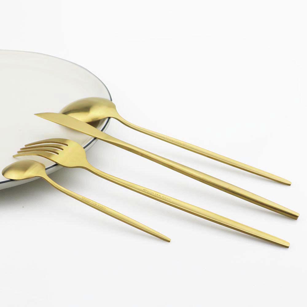 6Pcs Matte Stainless Steel Tea - Kitchen Gadgets Gold review and price