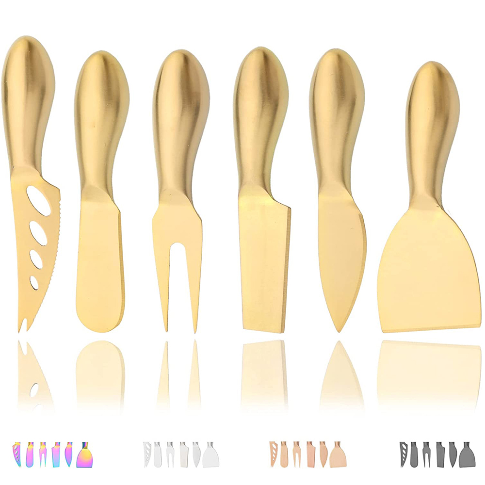 6Pcs Matte Gold Mini Knife For - Kitchen Gadgets Gold review and price