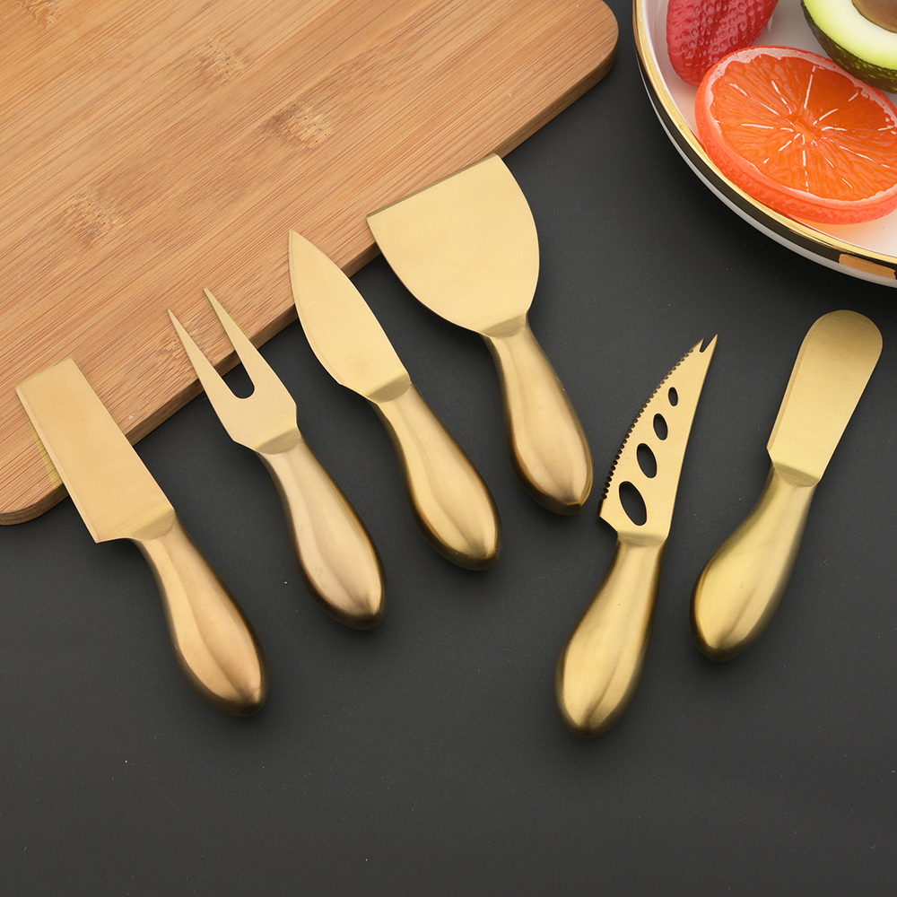 6Pcs Matte Gold Mini Knife For - Kitchen Gadgets Gold review and price