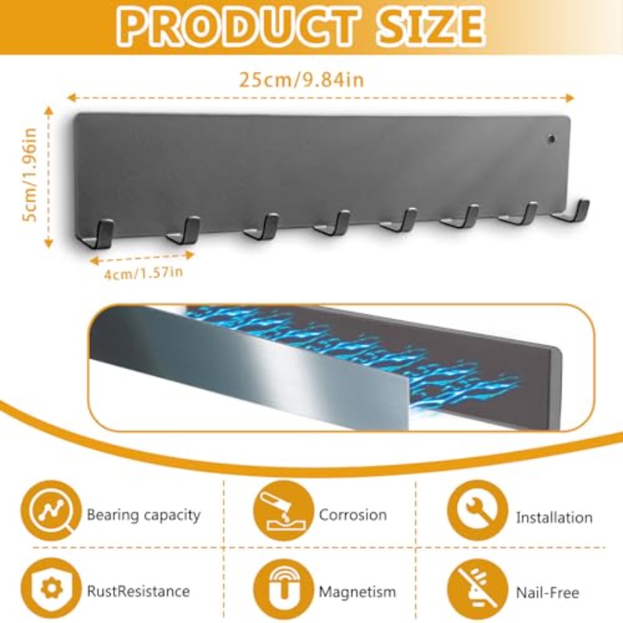 Magnetic Key Holder for Frideg - Kitchen Utensil Holder review and price