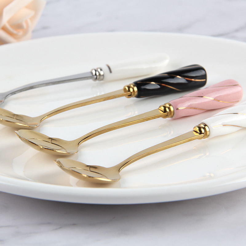 Tableware Coffee Stirring Spoo - Kitchen Gadgets Gold review and price