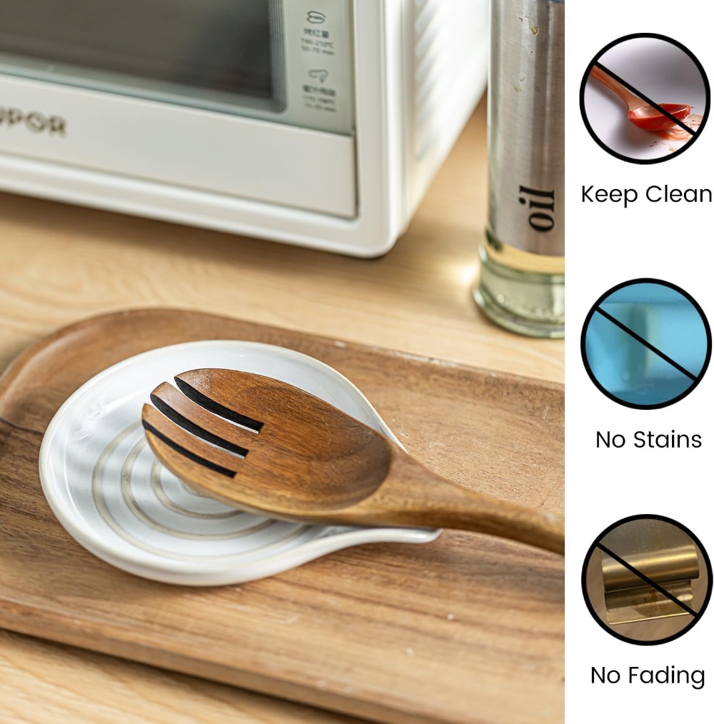 Large Ceramic Spoon Rest for K - Kitchen Utensil Holder review and price