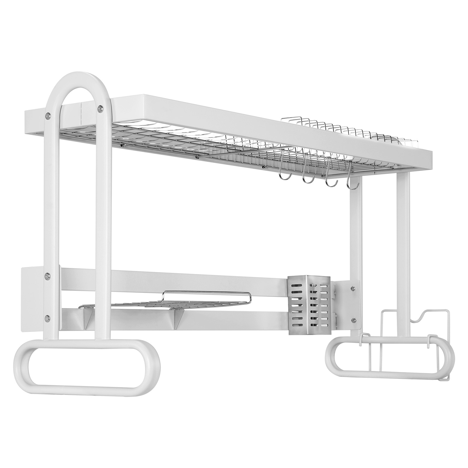 Stainless Steel Dish Drainer w - Kitchen Utensil Holder review and price