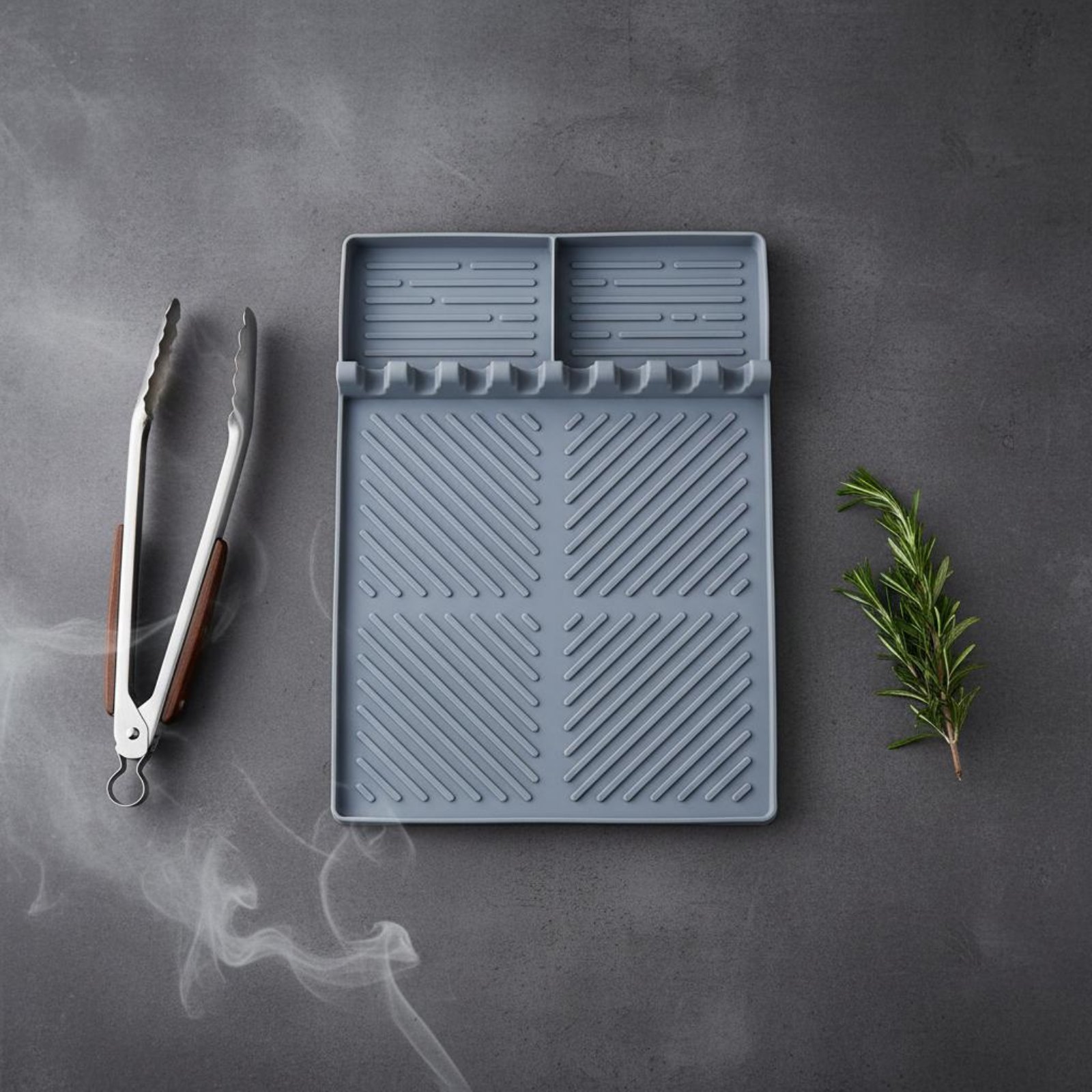 Cooking Side Shelf Mat Heat Re - Kitchen Utensil Holder review and price